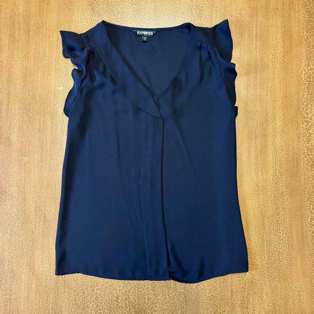 Express Black Sleeveless Dress Blouse - Size Small